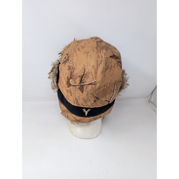 Hot Shot Thinsulate Trapper Real Tree Extra Camo Hunting Hat Cap Ear Flap Medium - Picture 4 of 8